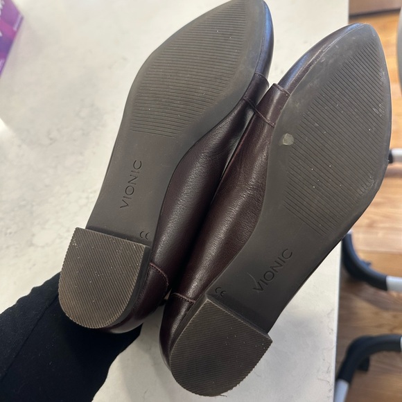 Vionic Womens Savannah Loafer Flat Shoes Leather Slip On - Crocodile - Picture 7 of 8